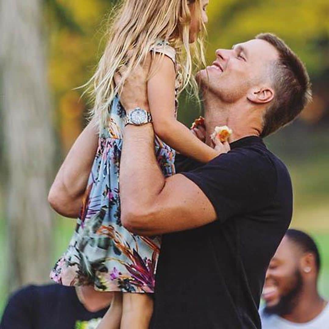 Tom Brady y su hija Vivian Lake