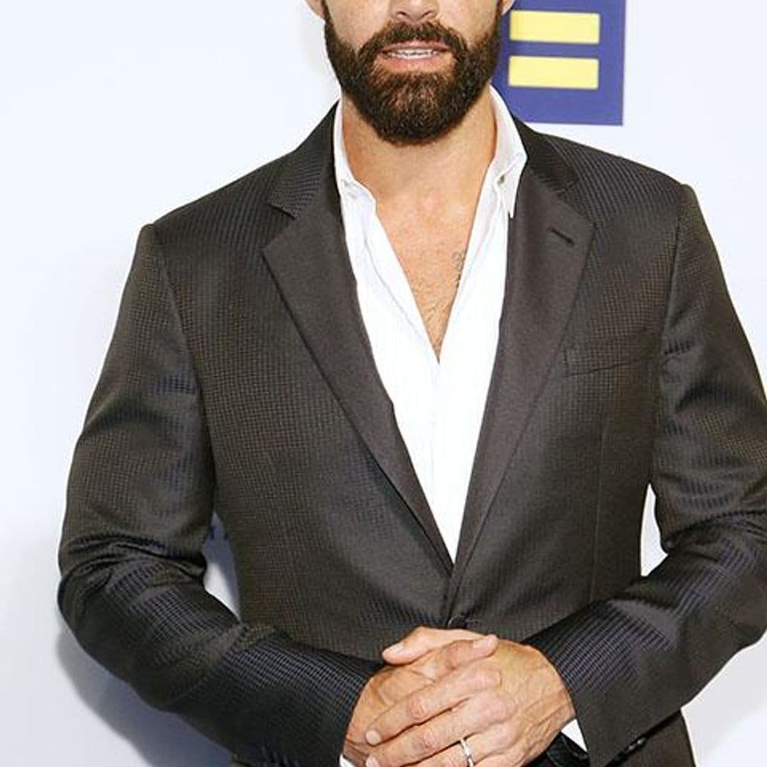 Ricky Martin on the red carpet