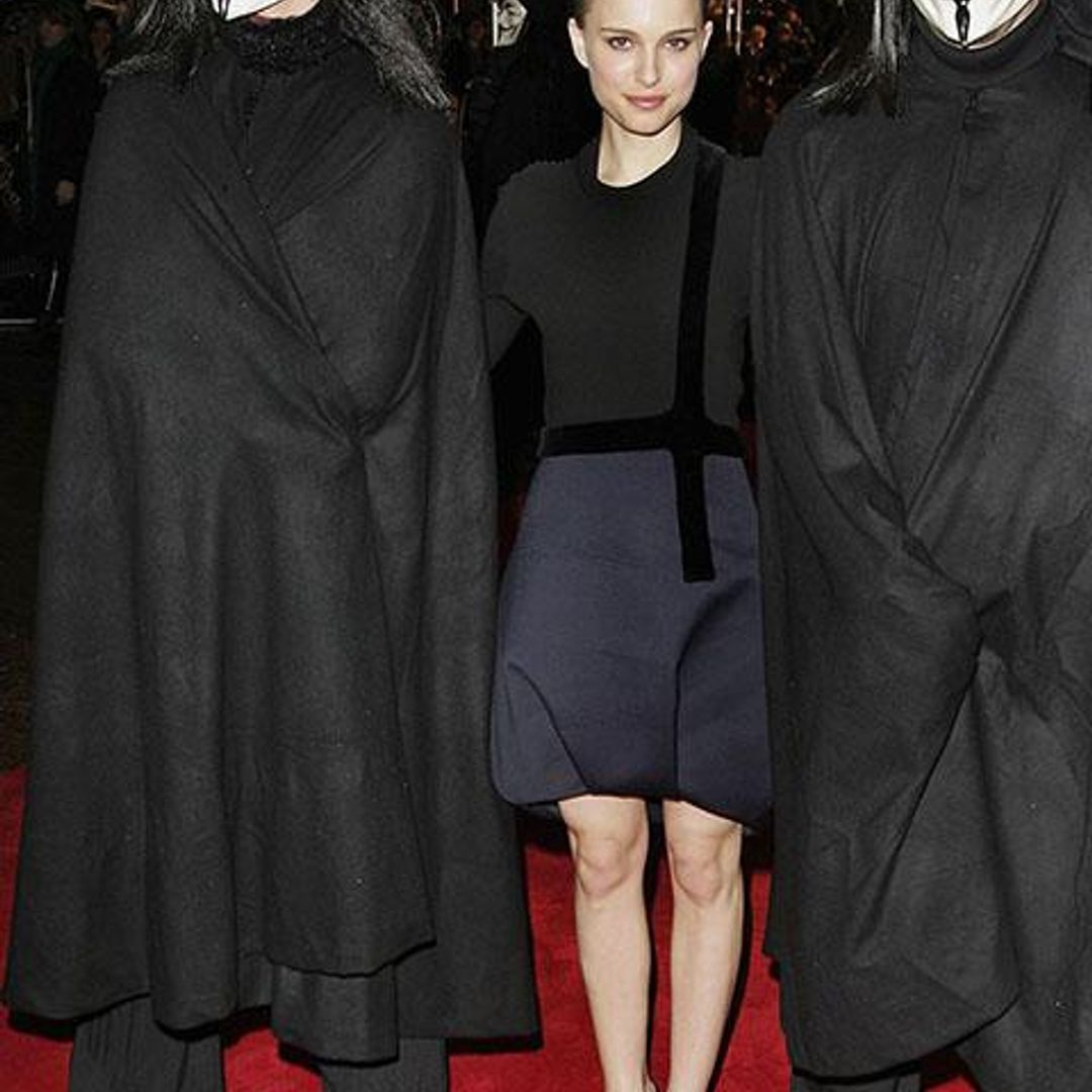 Natalie Portman alfombra roja estreno V for Vendetta