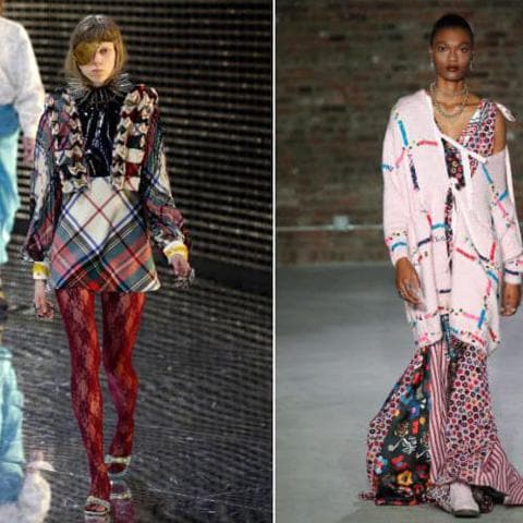 Fashion trends patchwork