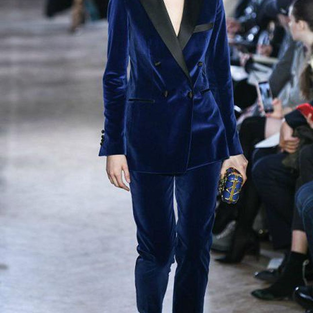 Elie Saab y traje de terciopelo