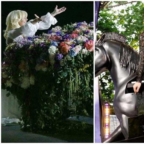 Lady Gaga y sus alocados pianos