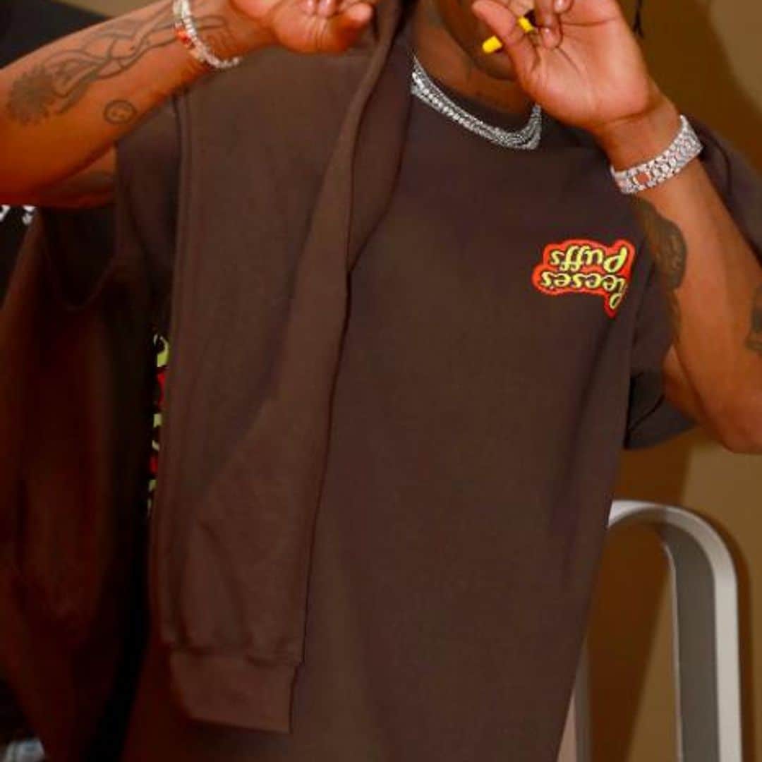 Travis Scott y sus tatuajes en la cara interna del brazo derecho