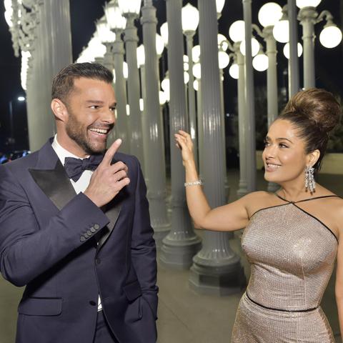 Ricky Martin and Salma Hayek