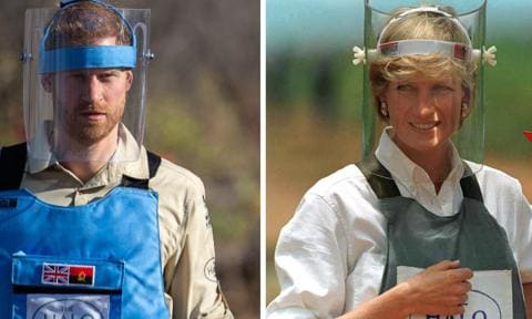 Prince Harry retraces mom Princess Diana's steps in Angola