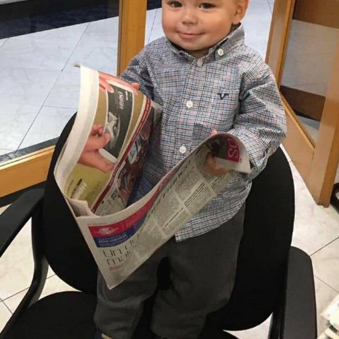 Diego, un bebé muy informado