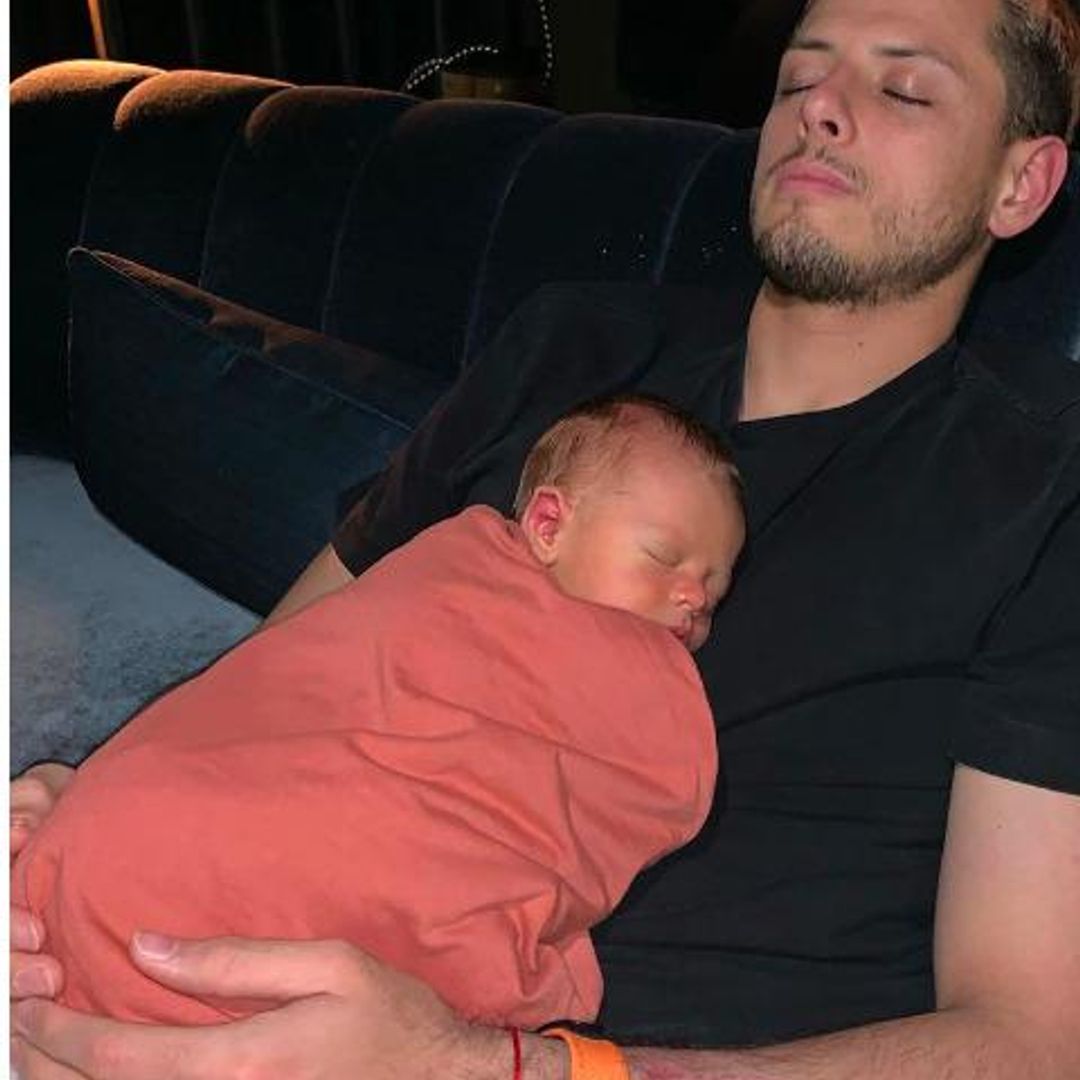 Noah fits very well in his father’s arms when it comes to naps
