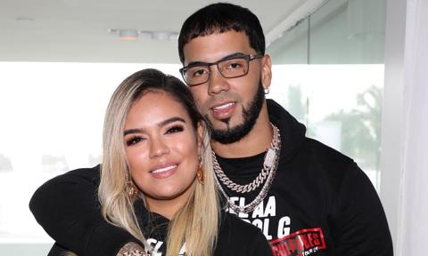 Karol G and Anuel AA have date night in Miami