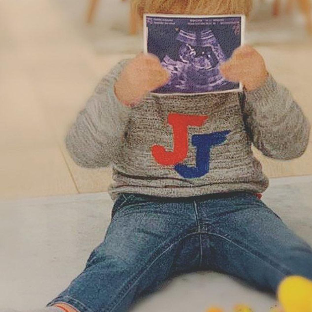 Anahí y su hijo