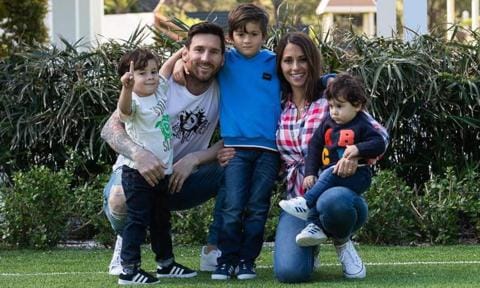Leo Messi y Antonela Roccuzzo