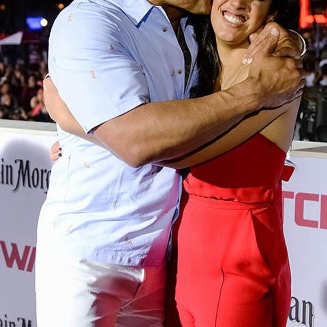Dwayne Johnson y su hija Simone Alexandra