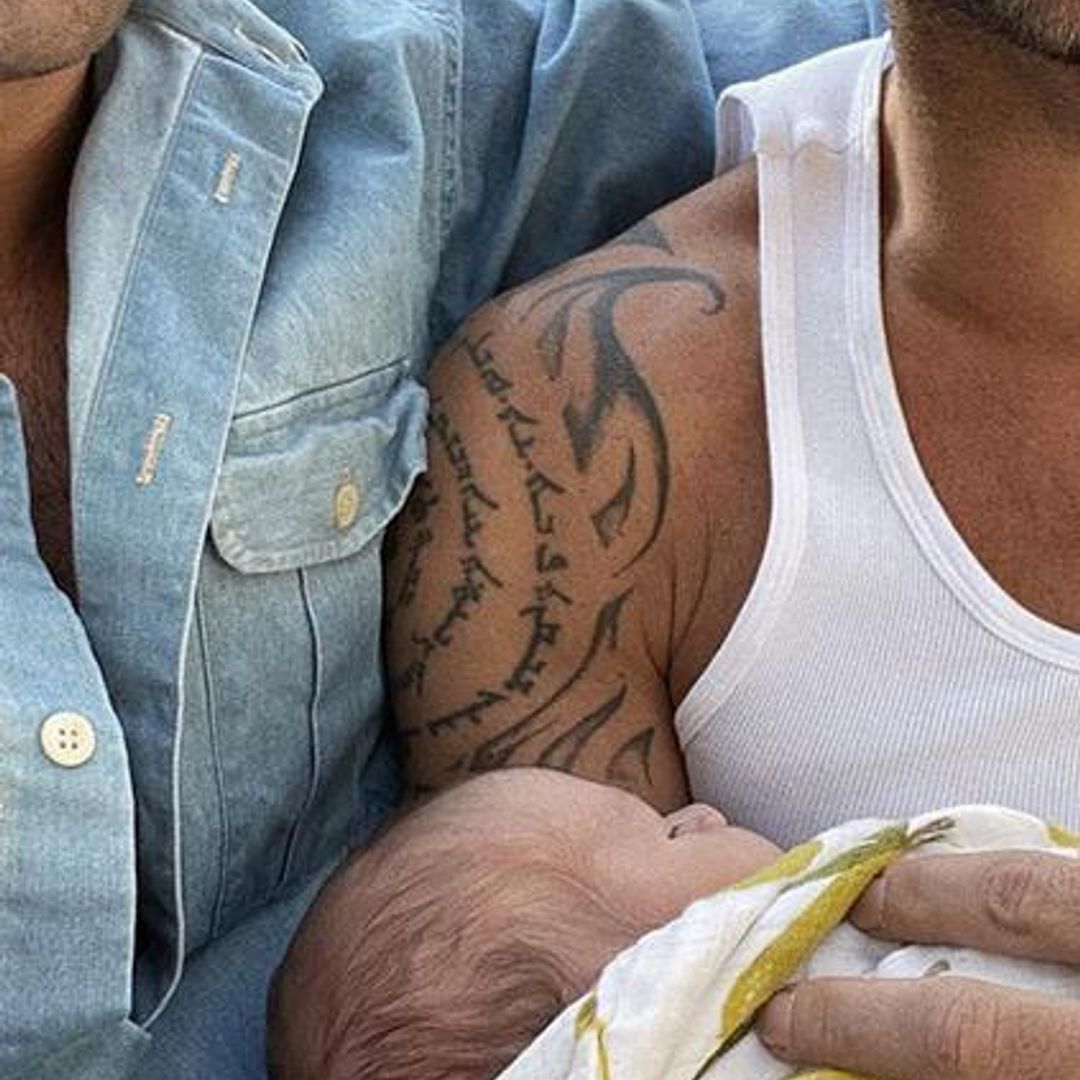 Ricky Martin and his family