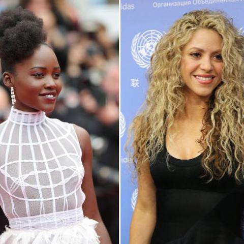 curly hair celebrity style