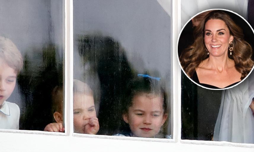 Prince George, Princess Charlotte and Prince Louis wanted to join their mom and dad