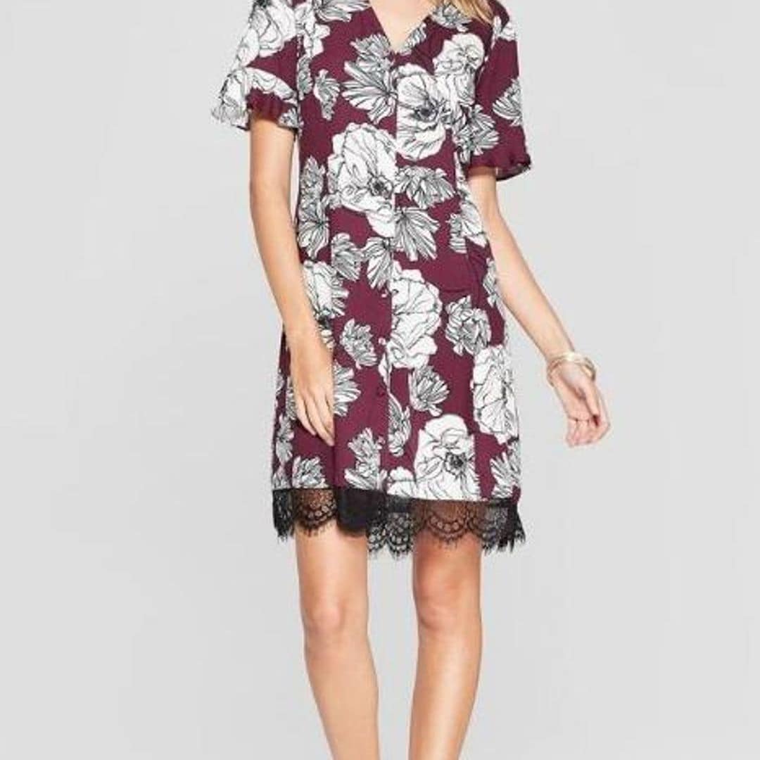 Vestido con flores de Target
