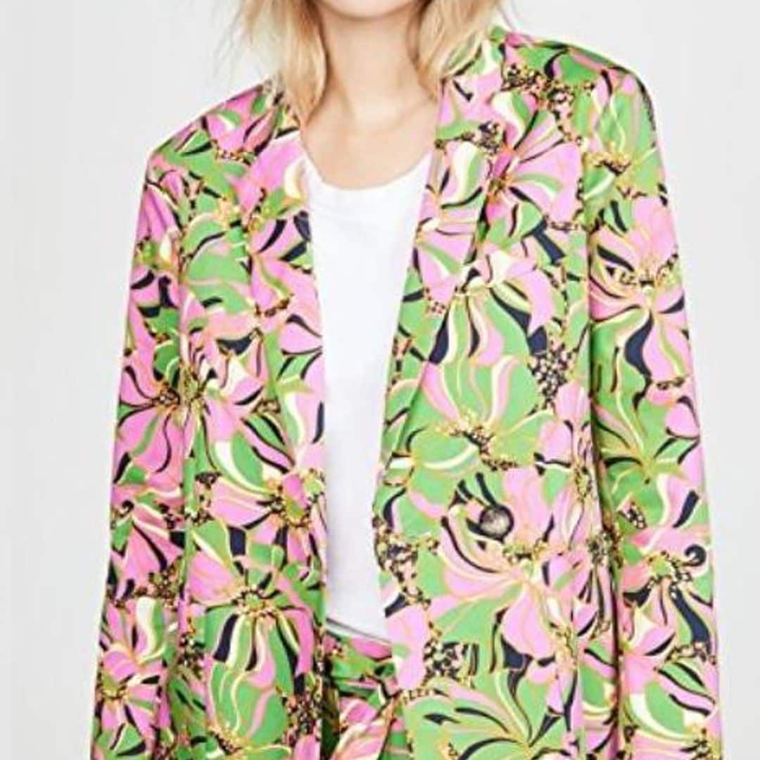 Blazer de flores para otoño