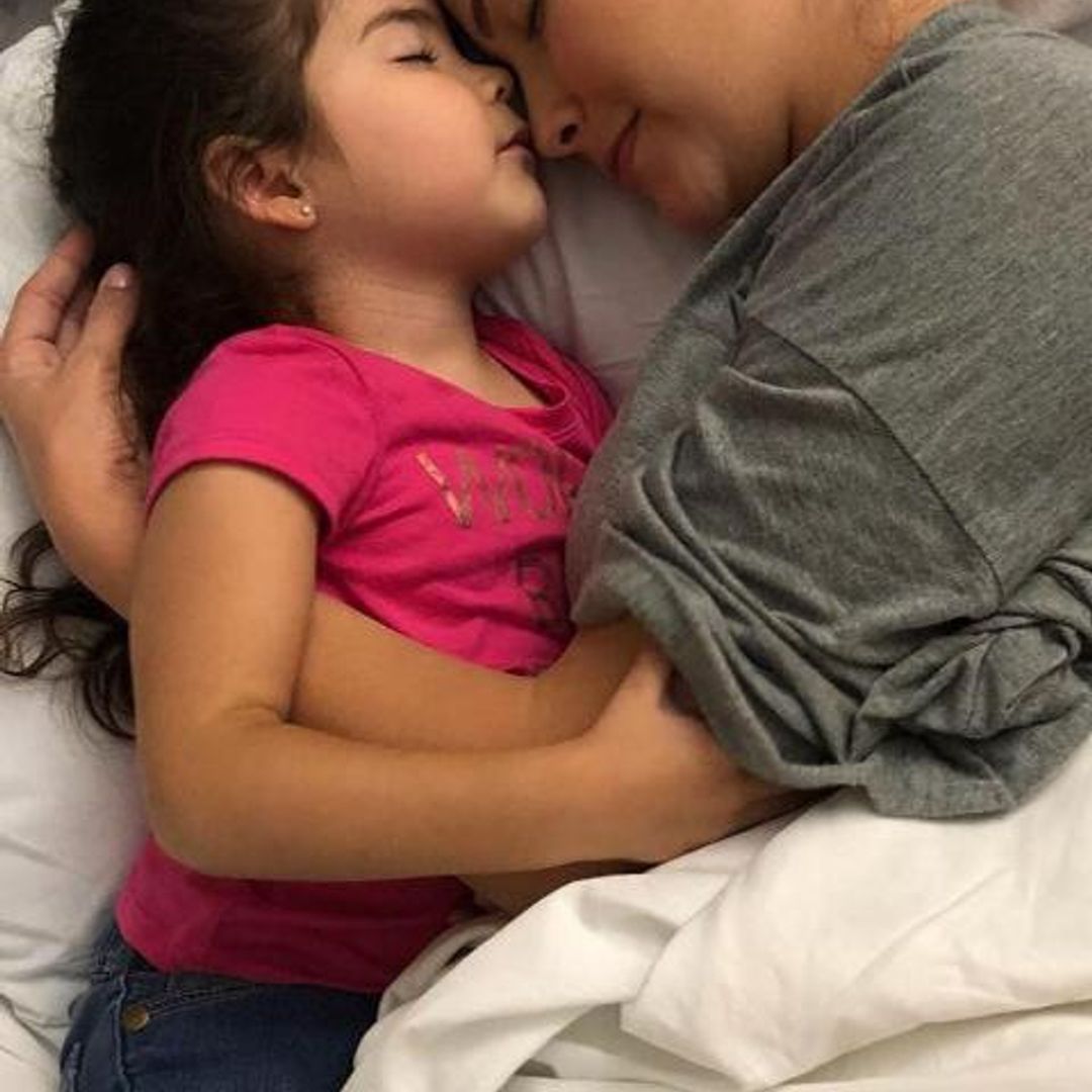 Giulietta estuvo con su mamá poco antes de la llegada de su hermanito