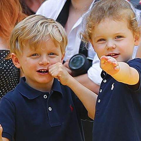 Princess Charlene marks twins Jacques and Gabriella's return to school with personal photo