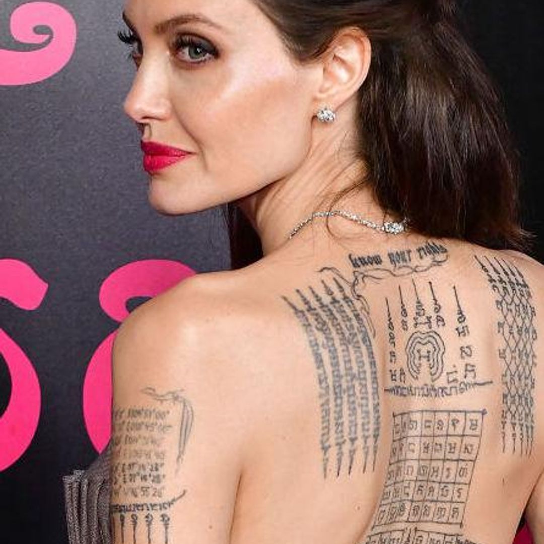 Angelina Jolie cuenta con varios tatuajes cada uno tiene un significado distinto