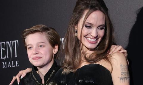 Shiloh Jolie-Pitt is dad Brad Pitt's mini-me