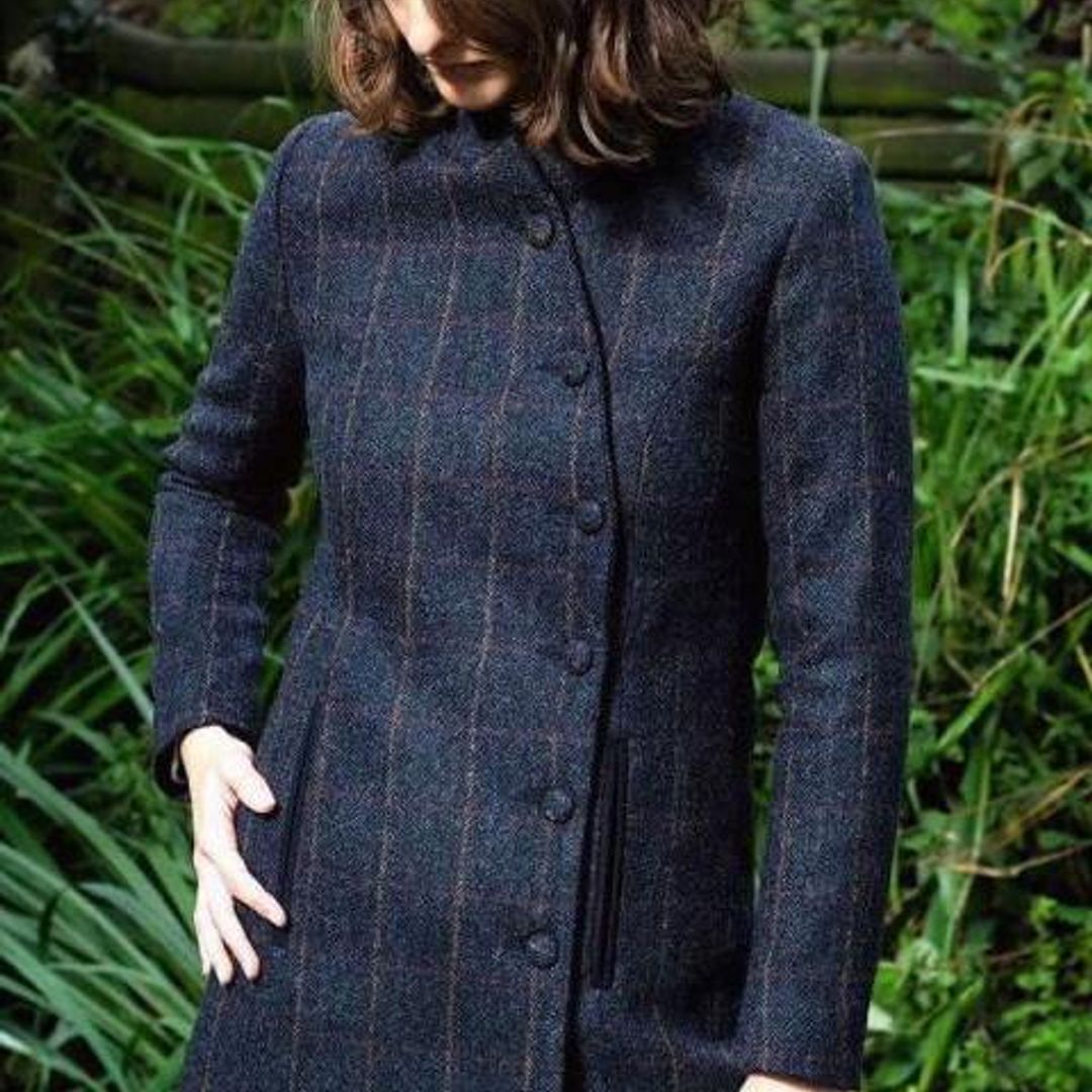 Jacket con patrón english tweed