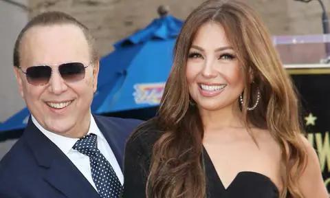 Thalía y Tommy Mottola