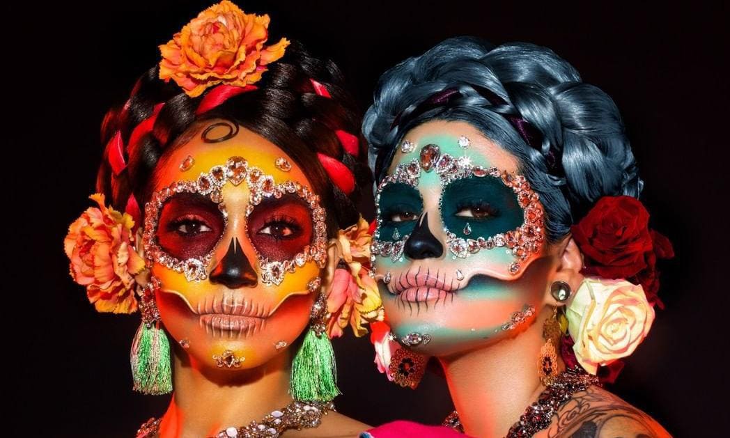 Melt Cosmetics Day of the Dead makeup