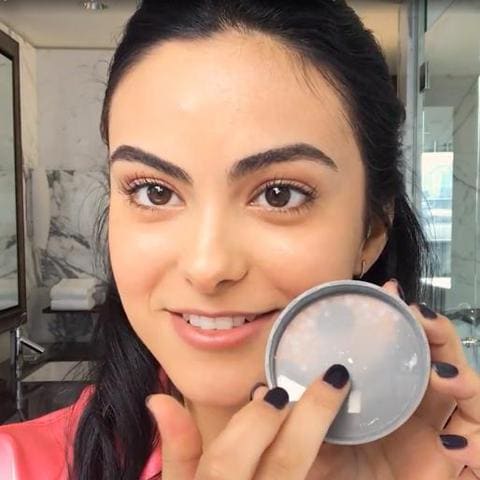 Camila Mendes beauty routine