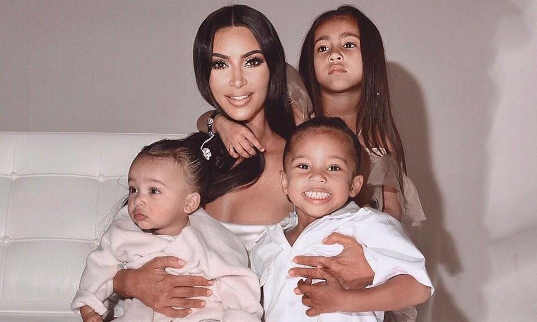 Kim Kardashian family Christmas card
