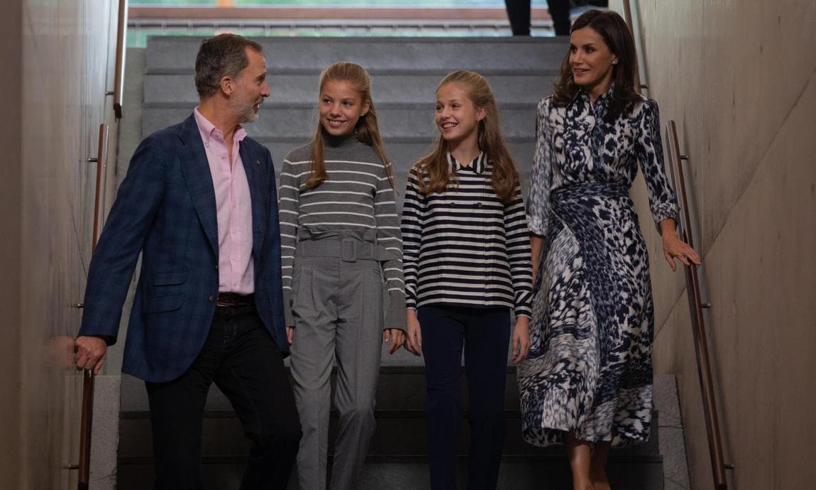 Queen Letizia and King Felipe took their daughters to watch latest Star Wars movie