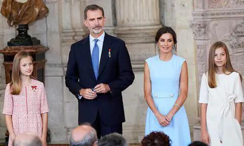 Spanish princesses Leonor and Sofia