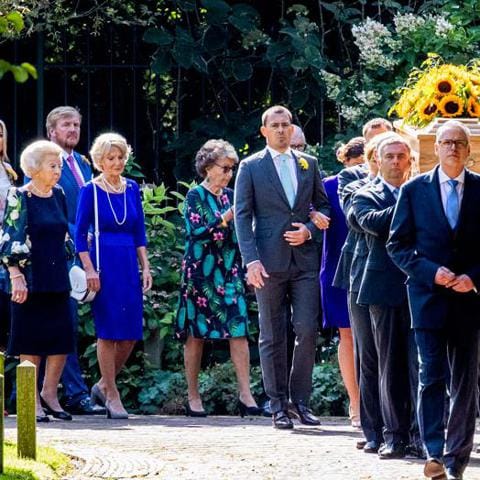 Queen Maxima, King Willem-Alexander attend Princess Christina's funeral