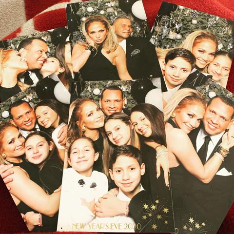 Jennifer Lopez, Alex Rodriguez and their kids