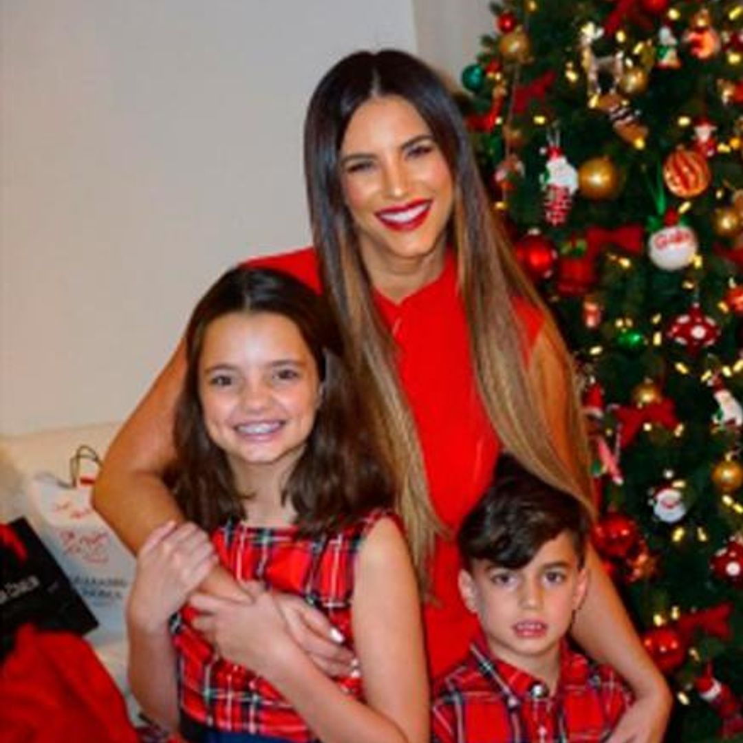 Gaby Espino y sus hijos