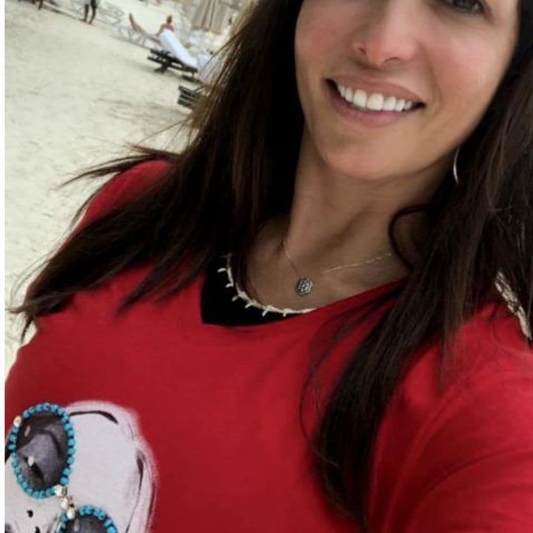 Giselle Blondet sin maquillaje