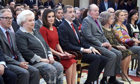 Spanish royals bid farewell to Infanta Pilar