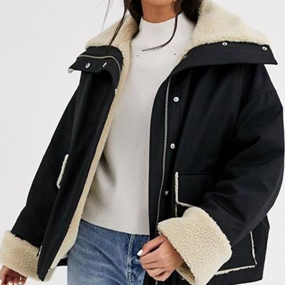 Faux shearling coat de & Other Stories
