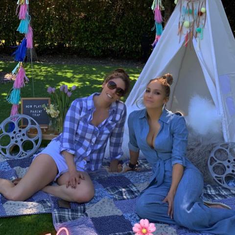 Jennifer Lopez y su hermana