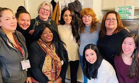 Meghan Markle visited a women's shelter in Vancouver after royal talks
