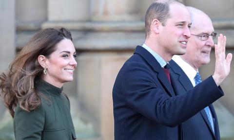 Kate Middleton and Prince William greet royal watchers in Bradford
