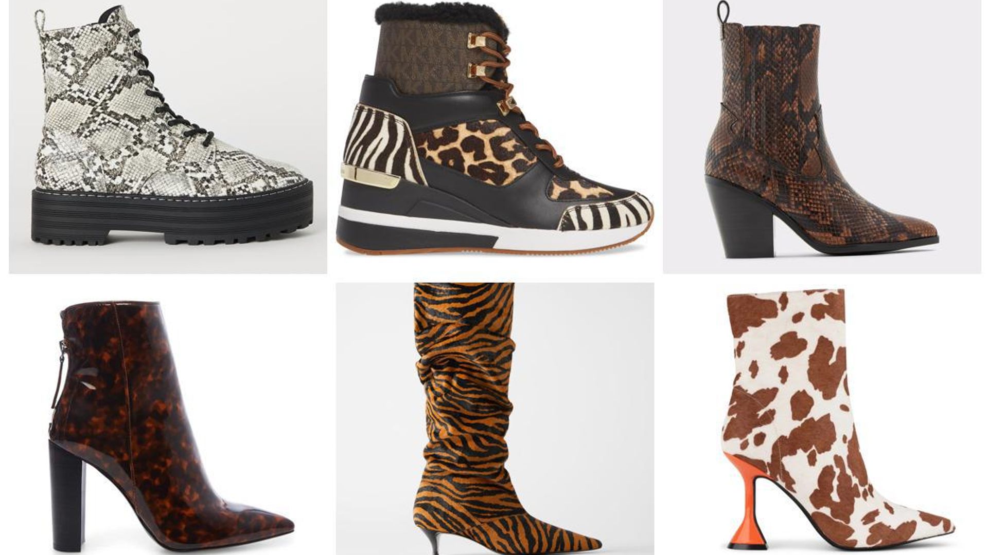9 botas animal print dominan la selva de fashion trends