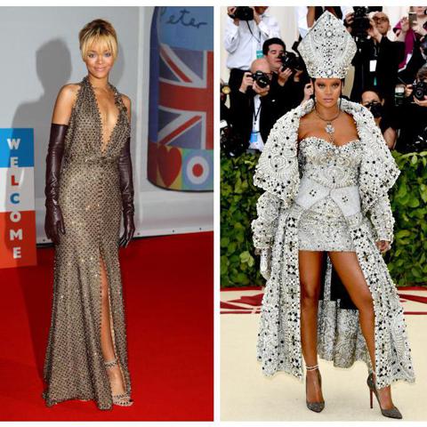 Rihanna rocks it on the red carpet