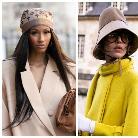 Las trendsetter lucen en el street style los sombreros que serán tendencia en 2020
