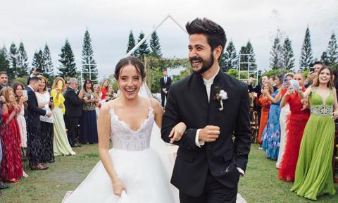 Camilo y Evaluna Montaner ya son marido y mujer