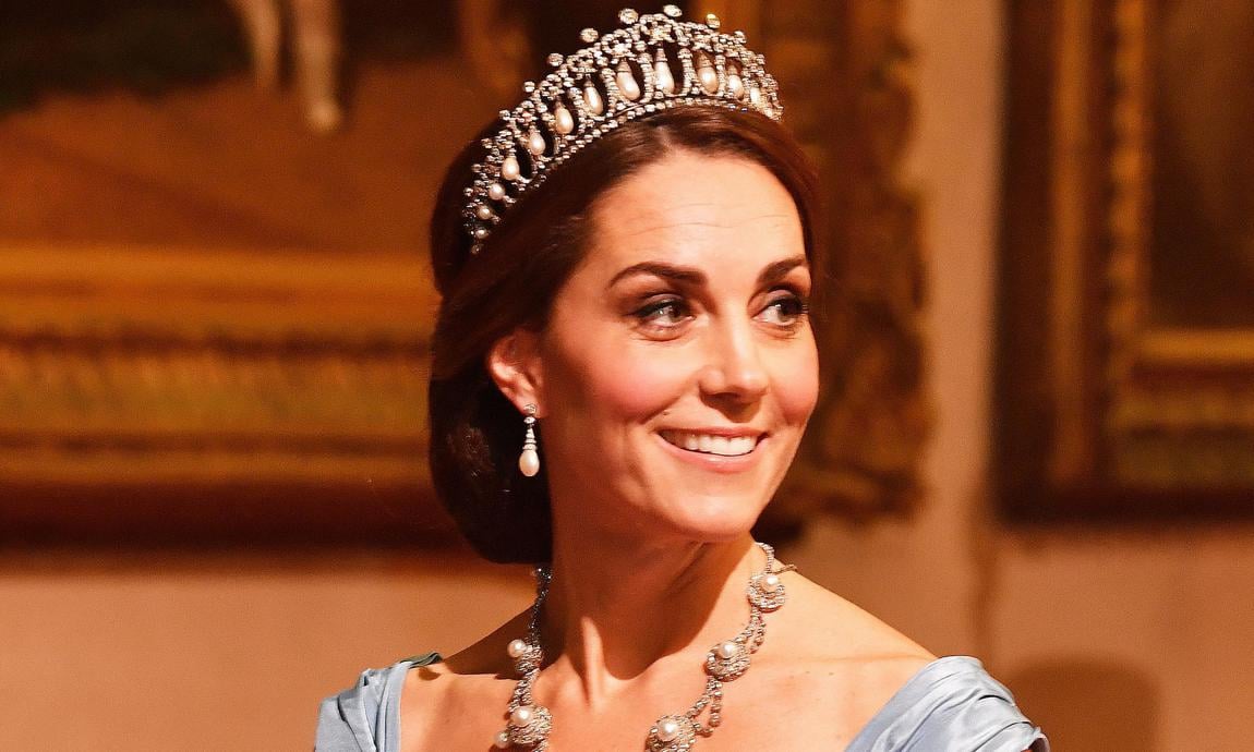 The Duchess of Cambridge apologized for not wearing a tiara to the farm
