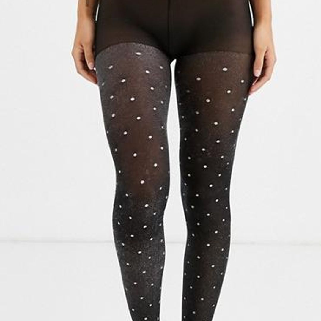Medias con lunares blancos de Asos