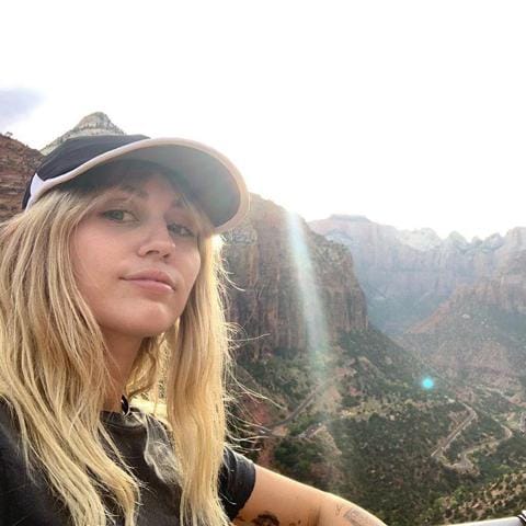 Miley Cyrus at Zion National Park

