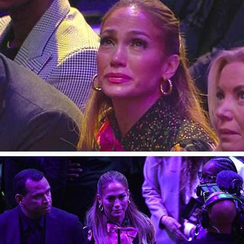 Jennifer Lopez cries at Kobe' Bryant's memorial and more stars who got emotional