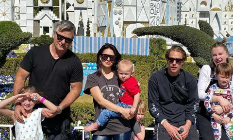 Baldwin Family day at Disneyland