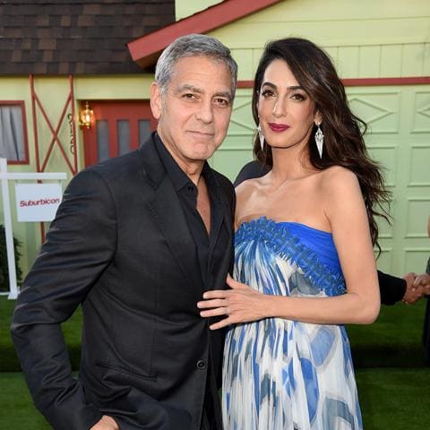 George Clooney and his wife Amal Clooney